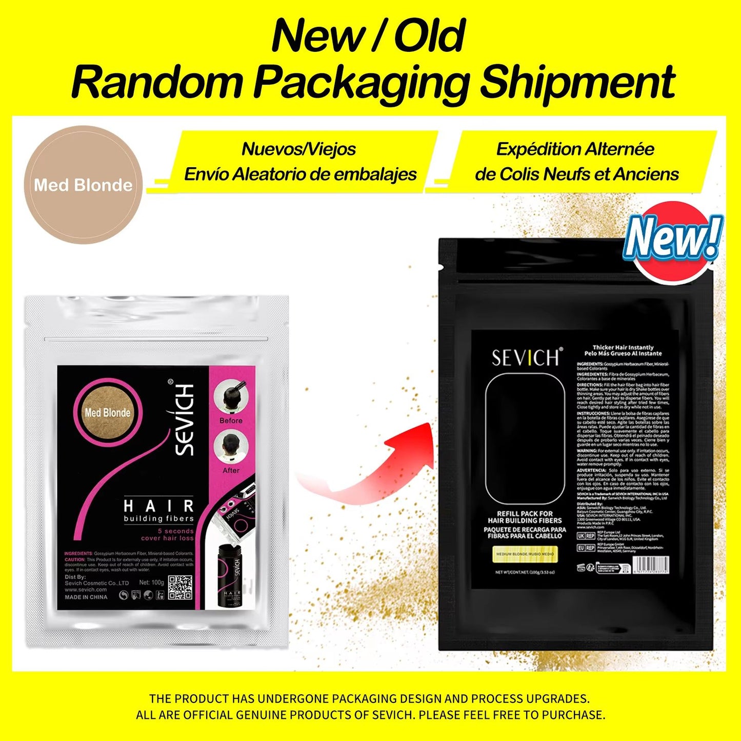 SEVICH Keratin Hair Building Fibers  Instant Hair Thickening  Loss Concealer Powder 11