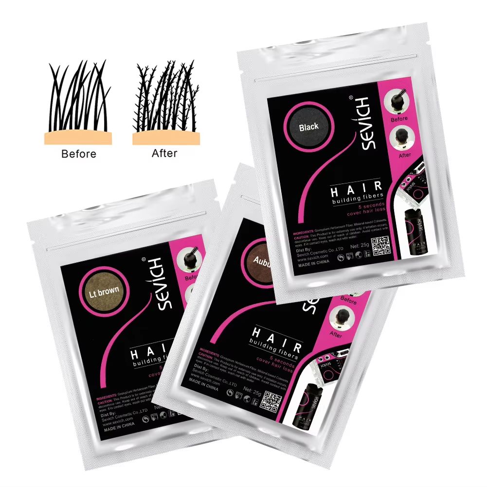 SEVICH Keratin Hair Building Fibers  Instant Hair Thickening  Loss Concealer Powder 4