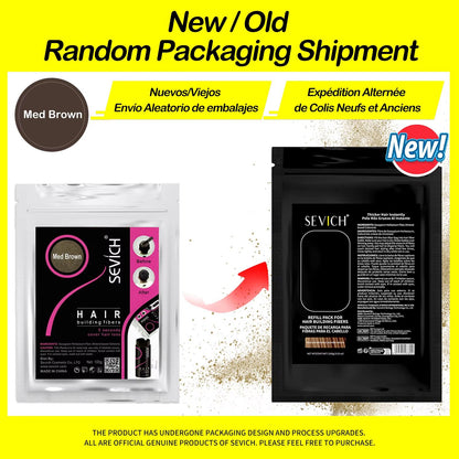 SEVICH Keratin Hair Building Fibers  Instant Hair Thickening  Loss Concealer Powder 8
