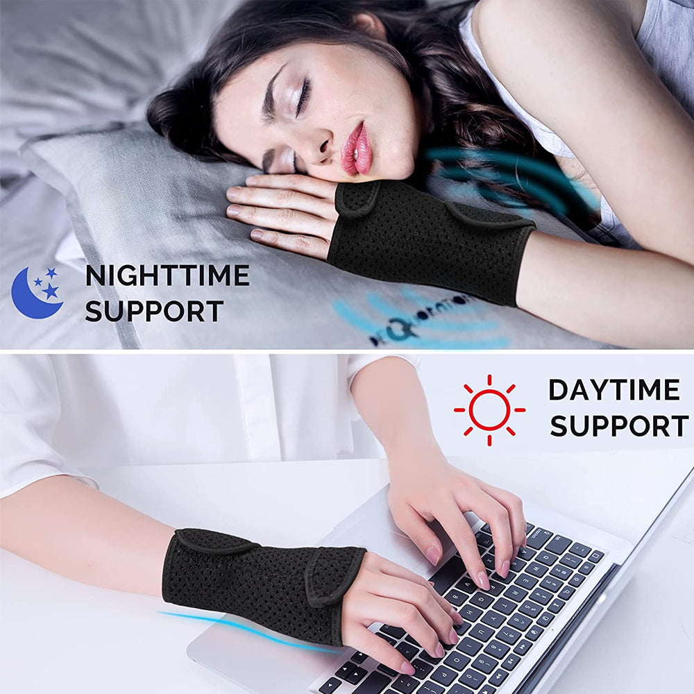 Hand Support Hand Brace, Adjustable Wrist Splint Carpal, Night Support Wrist Brace for Carpal Tunnel Relief
