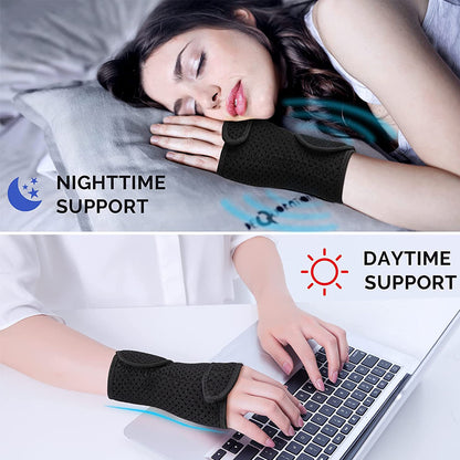 Hand Support Hand Brace, Adjustable Wrist Splint Carpal, Night Support Wrist Brace for Carpal Tunnel Relief