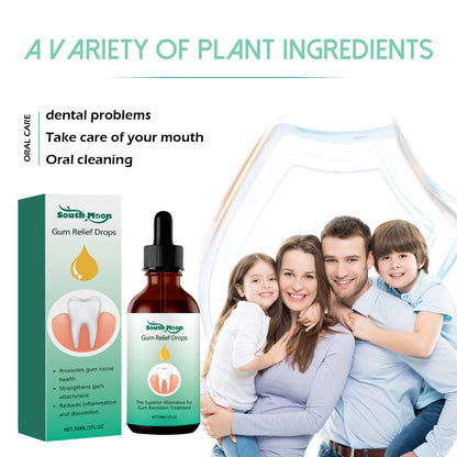 Advanced Gum Repair Serum Drops, Relieve Receding Gums, Gingival Swelling & Promote Oral Periodontal Hygiene, 30ml