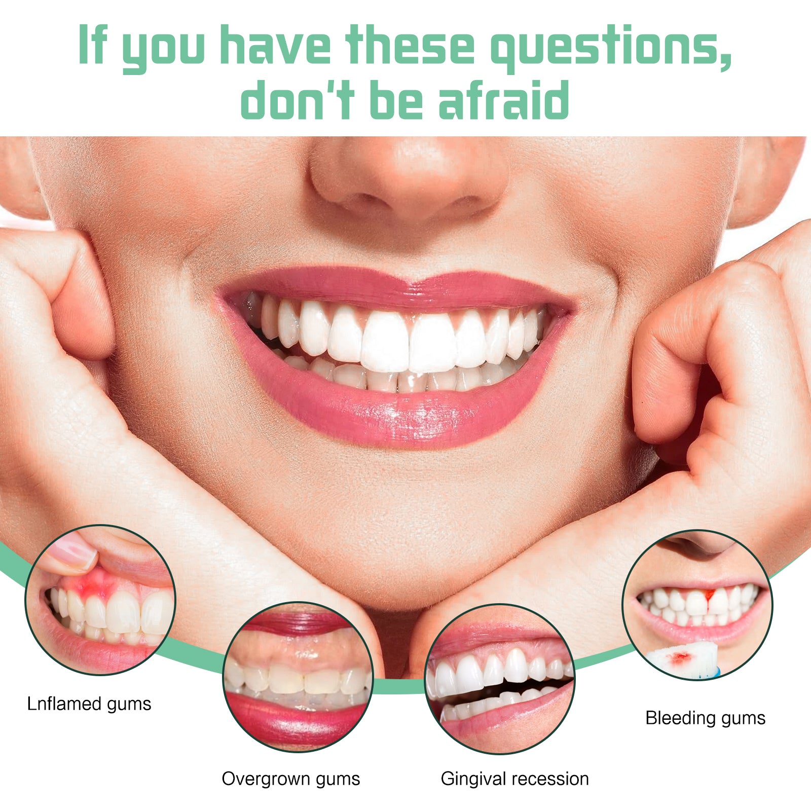 Advanced Gum Repair Serum Drops, Relieve Receding Gums, Gingival Swelling & Promote Oral Periodontal Hygiene, 30ml