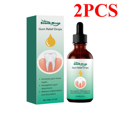 Advanced Gum Repair Serum Drops, Relieve Receding Gums, Gingival Swelling & Promote Oral Periodontal Hygiene, 30ml