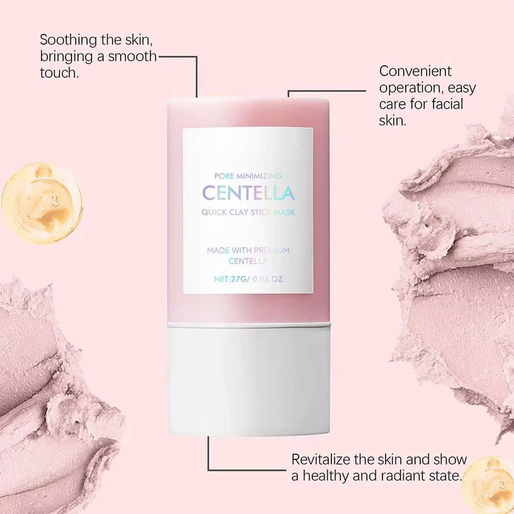 Centella Clay Mask Stick  Hydrating Pore Minimizer  Brightening Skincare 3