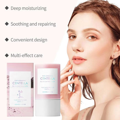 Centella Clay Mask Stick  Hydrating Pore Minimizer  Brightening Skincare 5
