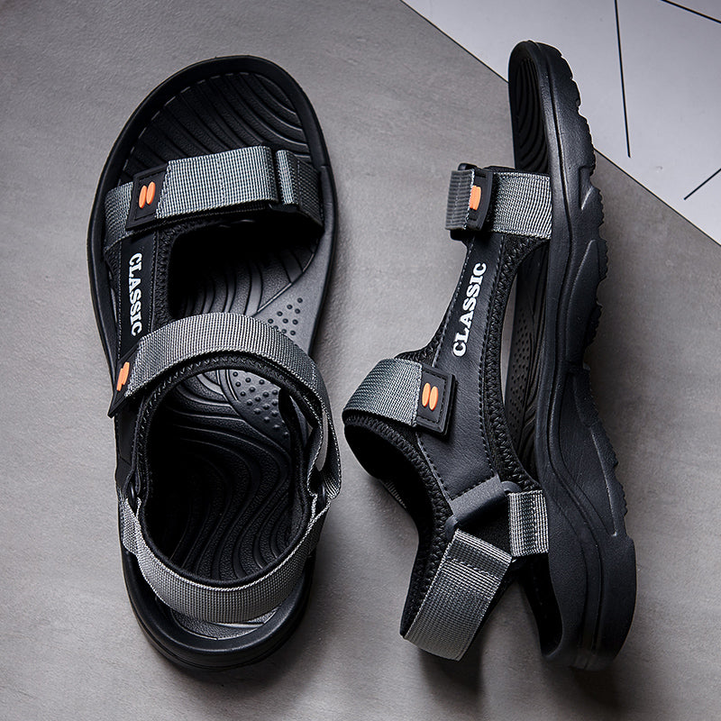 Summer Leisure Men Sandals Beach Holiday Sandals Men Shoes Outdoor Retro Sneakers Comfortable Casua 2