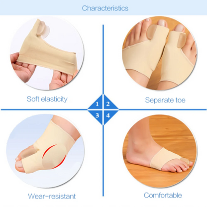 Hallux Valgus Bunion Corrector Toe Separator Sock, Feet Bone Thumb Adjuster Correction