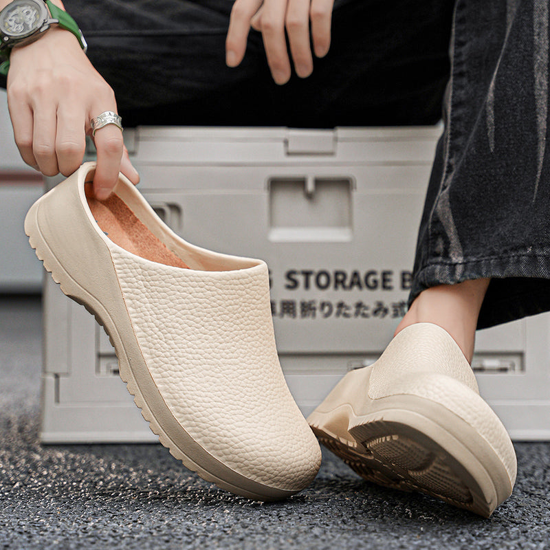 Comfortable Men Slippers Women Garden Clog Couples Water Proof Chef Shoe Sandal Slippers For Outdoo 4