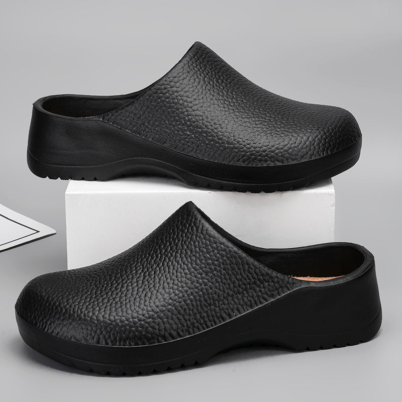 Comfortable Men Slippers Women Garden Clog Couples Water Proof Chef Shoe Sandal Slippers For Outdoo 8