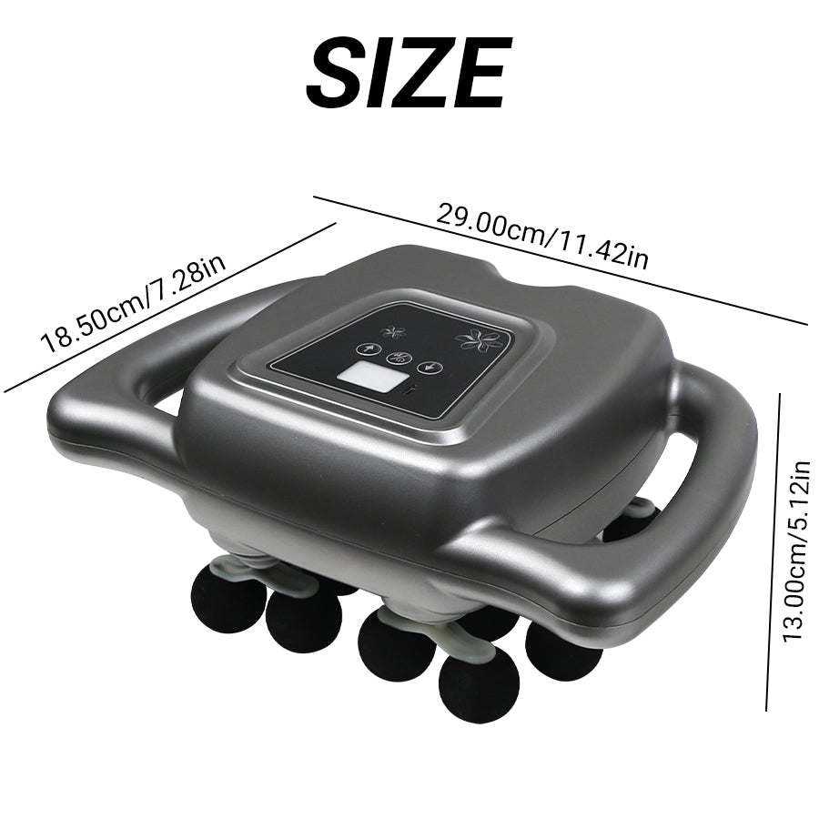 USB Charging Fascia Gun With 9 Modes 16 Massage Heads Simultaneously Massaging 99 Levels Of Force A 4