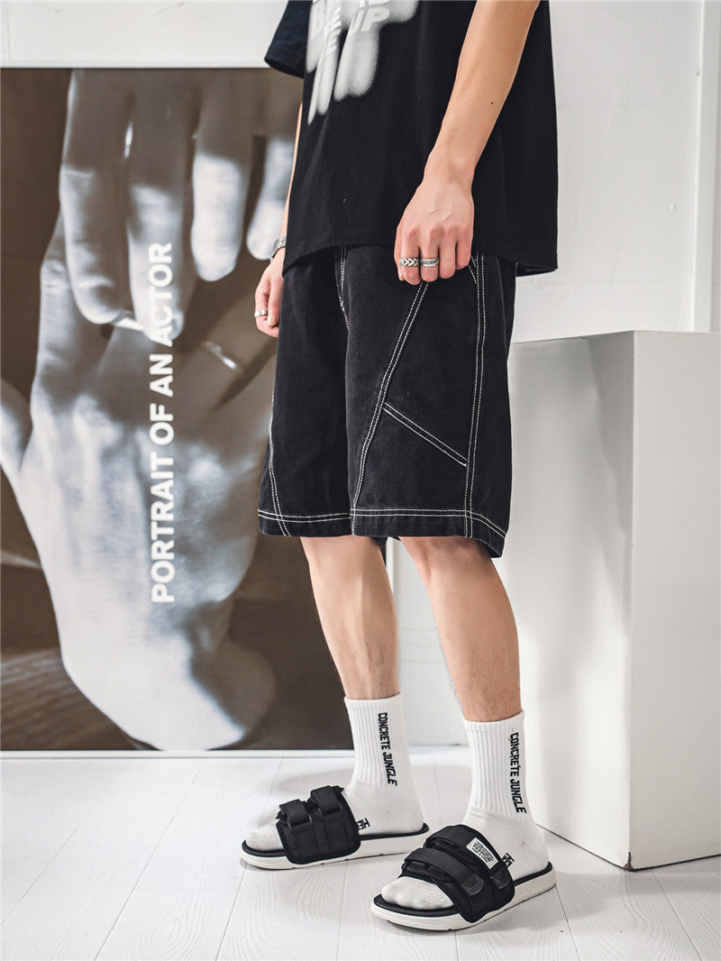 Fashionable Mens Outdoor Slippers, Indoor Casual Slippers, Non-slip Soft Bottom Hook Loop Slippers, Beach Summer Sandal