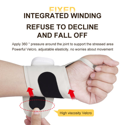 USB Rechargeable Electric Wrist Massager, Vibration Therapy for Tenosynovitis Relief, Fatigue & Carpal Tunnel Aid