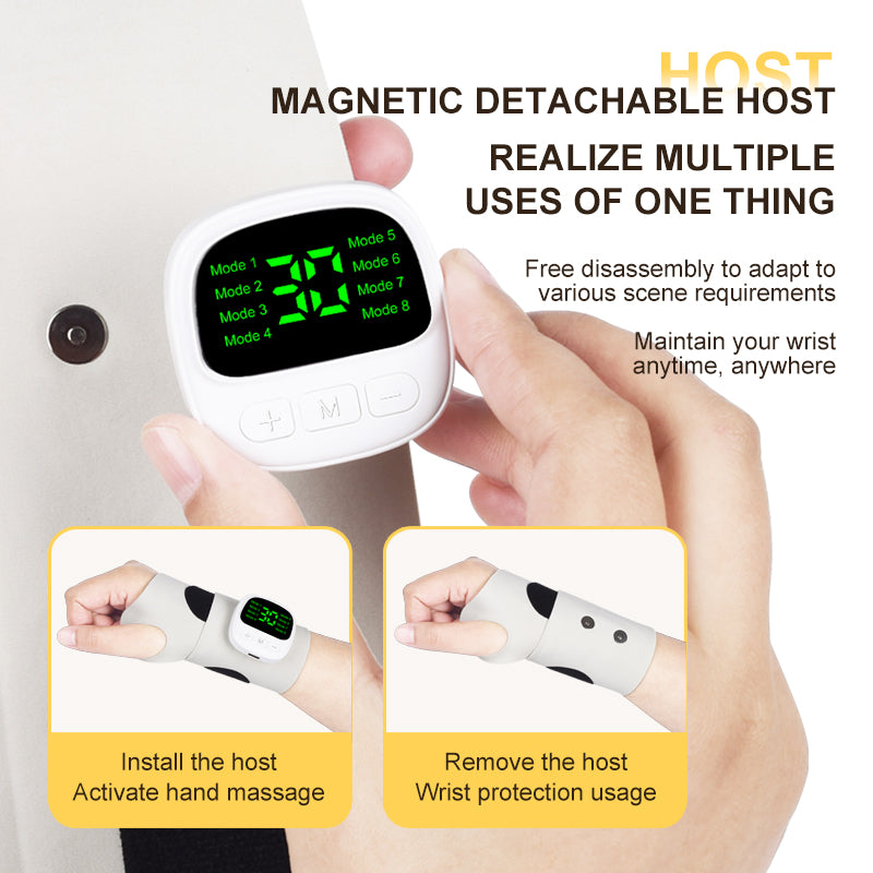 USB Rechargeable Electric Wrist Massager, Vibration Therapy for Tenosynovitis Relief, Fatigue & Carpal Tunnel Aid