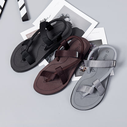 Summer New Mens Sandals, Roman Gladiator Shoes, Outdoor Beach Flip Flops, Leisure Driving Slippers, Casual Sandals