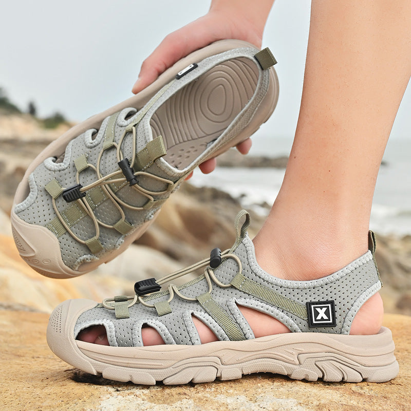 Casual Summer Mens Sandals Breathable Beach Slippers Outdoor Light NonSlip Hiking Shoes Quick Dry W 1