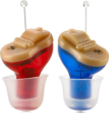 Premium Mini CIC Hearing Aid – Discreet Rechargeable Inner Ear Device for Clear TV & Call Sound (Left and Right Pair)