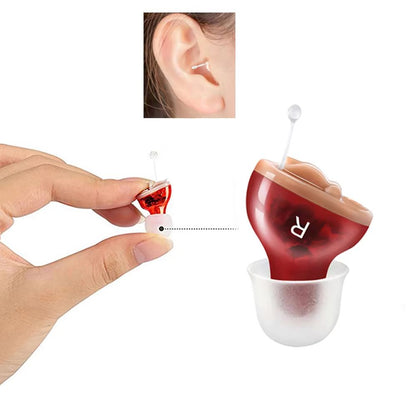 Premium Mini CIC Hearing Aid  Discreet Rechargeable Inner Ear Device For Clear TV  Call Sound Left  8