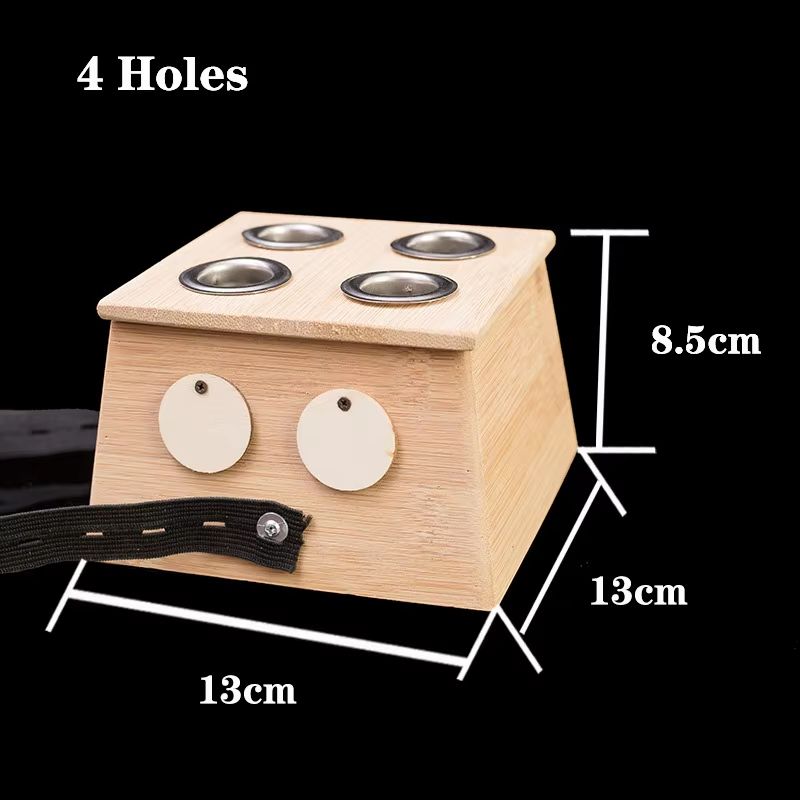 Natural Bamboo Moxibustion Box  Traditional Moxa Therapy Burner For Pain Relief Acupuncture  Body M 10