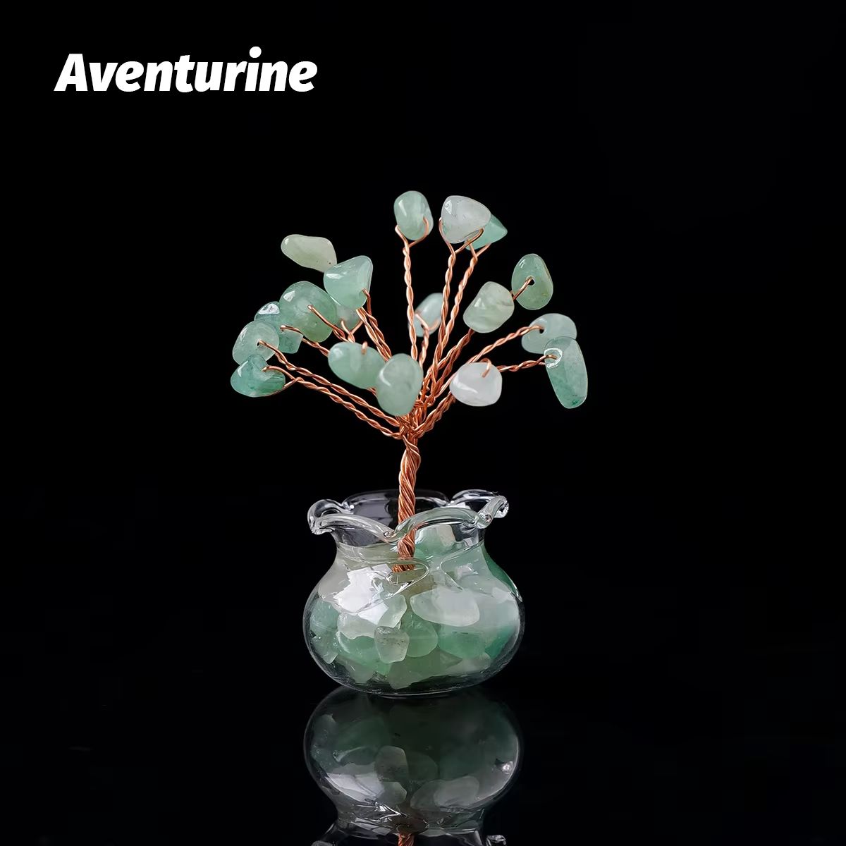 Natural Crystal Tree Bonsai  Reiki Healing Feng Shui Gemstone Tabletop Ornament For Positive Energy 8