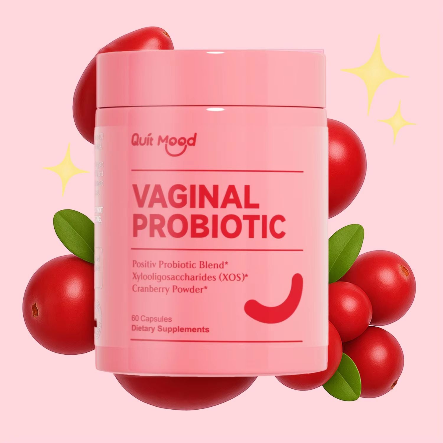 Quitmood Queens Womens Probiotics Daily pH Balance Odor Control and Yeast Support for Complete Feminine Care