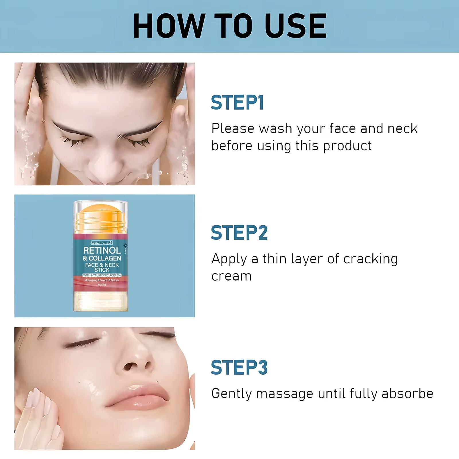 Retinol Collagen Lifting Cream Stick  Firming  Brightening AntiAging Moisturizer 5