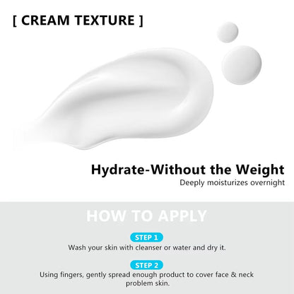 AUQUEST Salicylic Acid Acne Face Cream  Pore Refining  Blackhead Removal Niacinamide Moisturizer 5