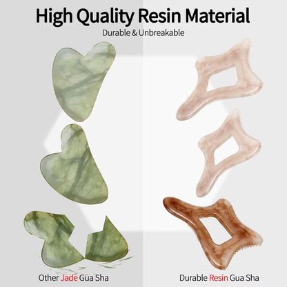 Resin Body Gua Sha Tool  Large Lymphatic Drainage  Cellulite Massage Scraper For Face Back  FullBod 1