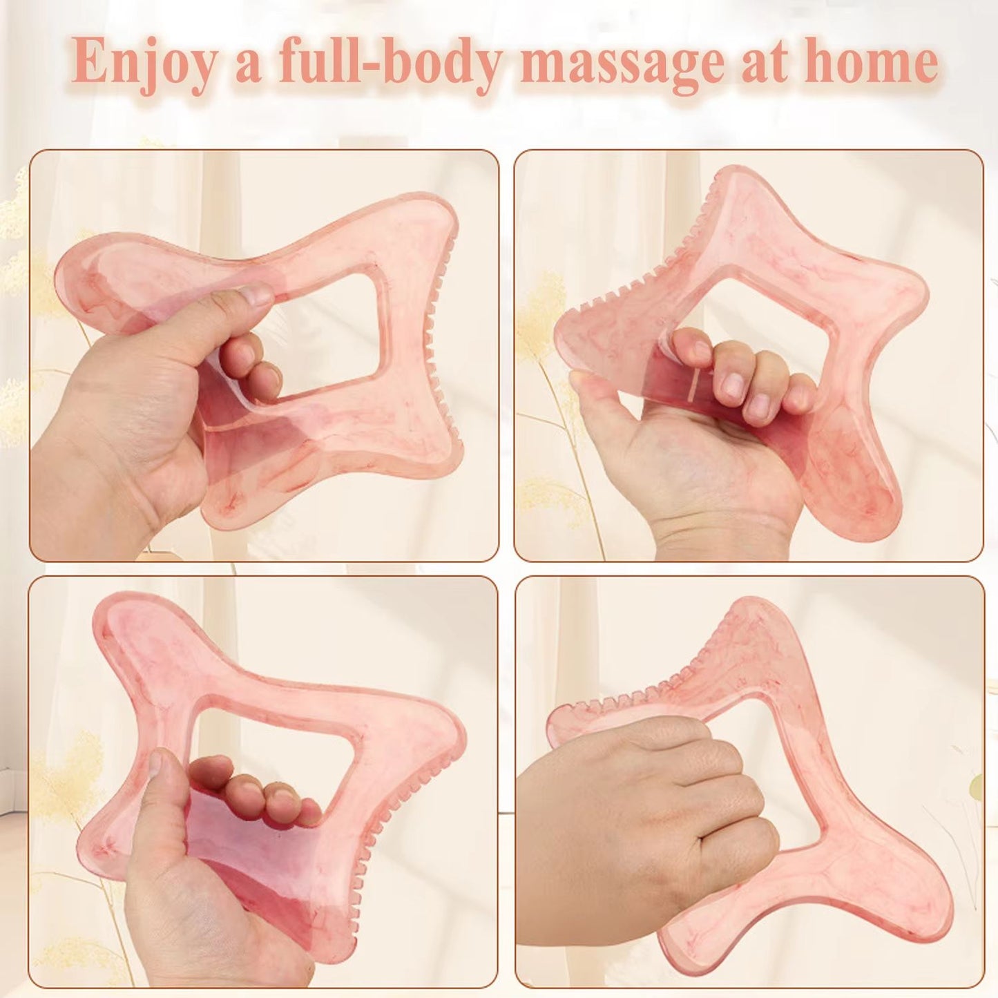 Resin Body Gua Sha Tool  Large Lymphatic Drainage  Cellulite Massage Scraper For Face Back  FullBod 2