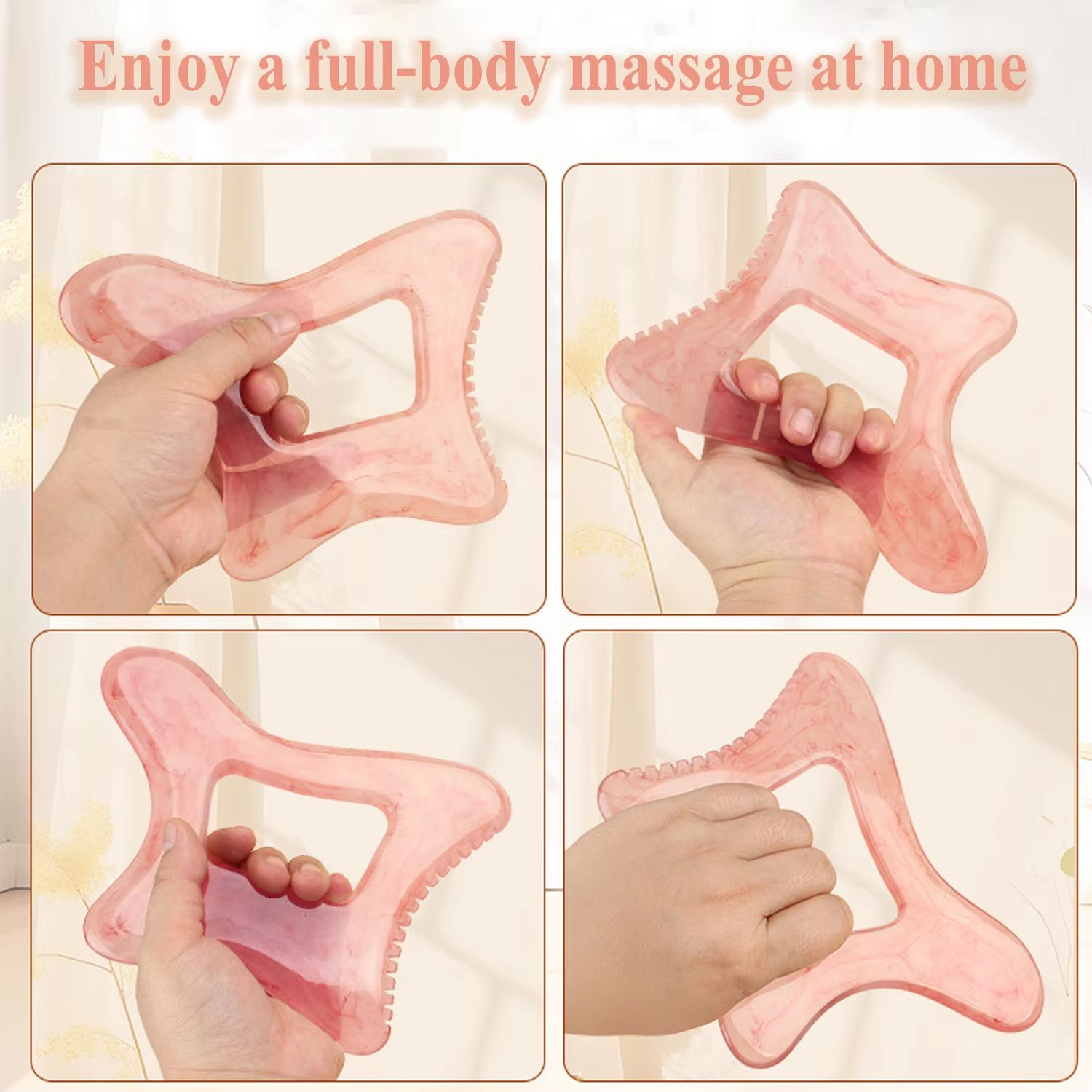Resin Body Gua Sha Tool  Large Lymphatic Drainage  Cellulite Massage Scraper For Face Back  FullBod 2
