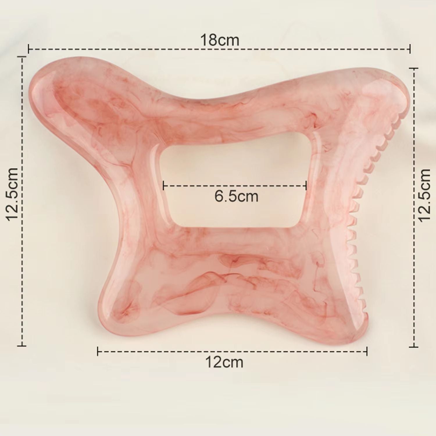 Resin Body Gua Sha Tool  Large Lymphatic Drainage  Cellulite Massage Scraper For Face Back  FullBod 5