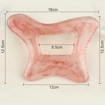 Resin Body Gua Sha Tool  Large Lymphatic Drainage  Cellulite Massage Scraper For Face Back  FullBod 5