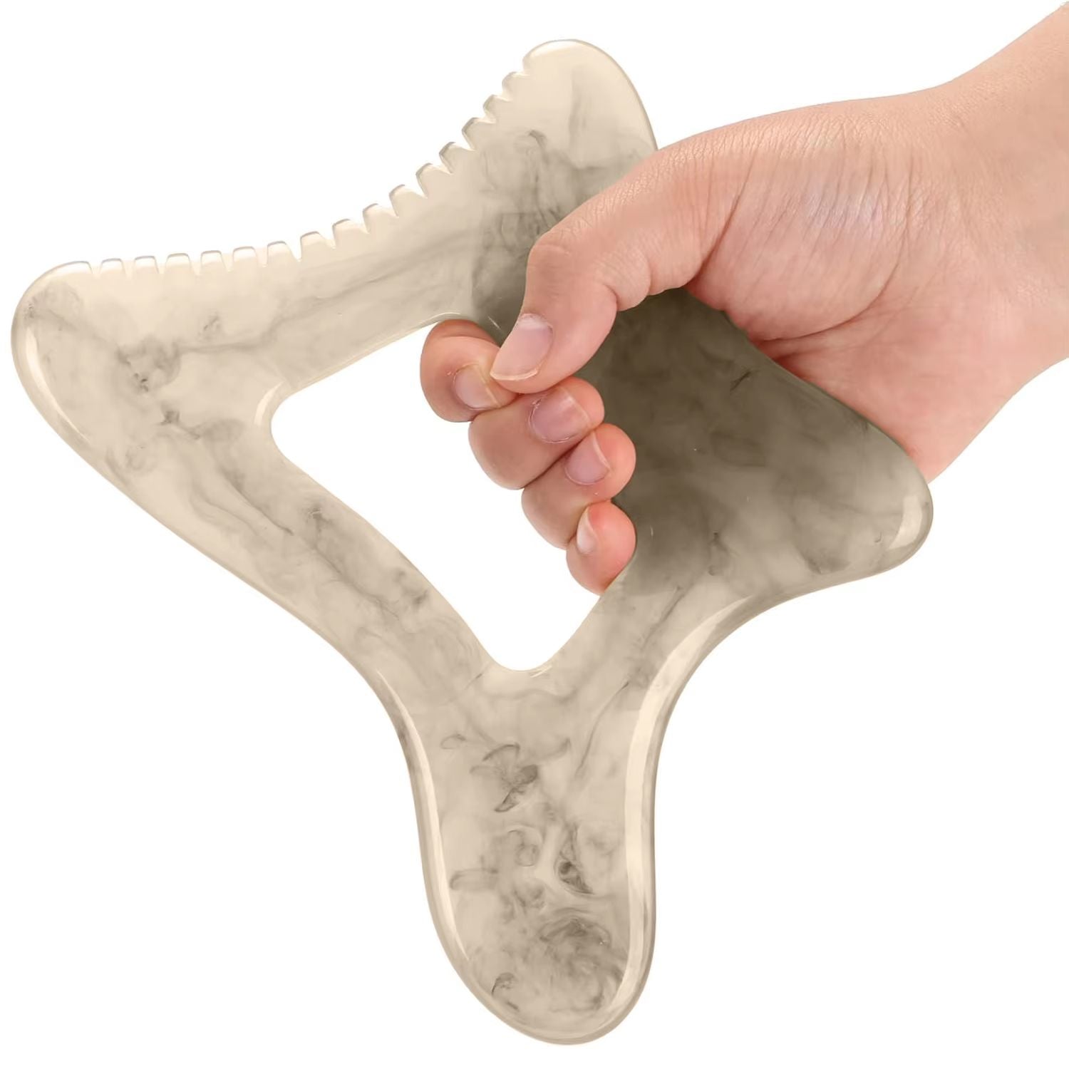 Resin Body Gua Sha Tool  Large Lymphatic Drainage  Cellulite Massage Scraper For Face Back  FullBod 6