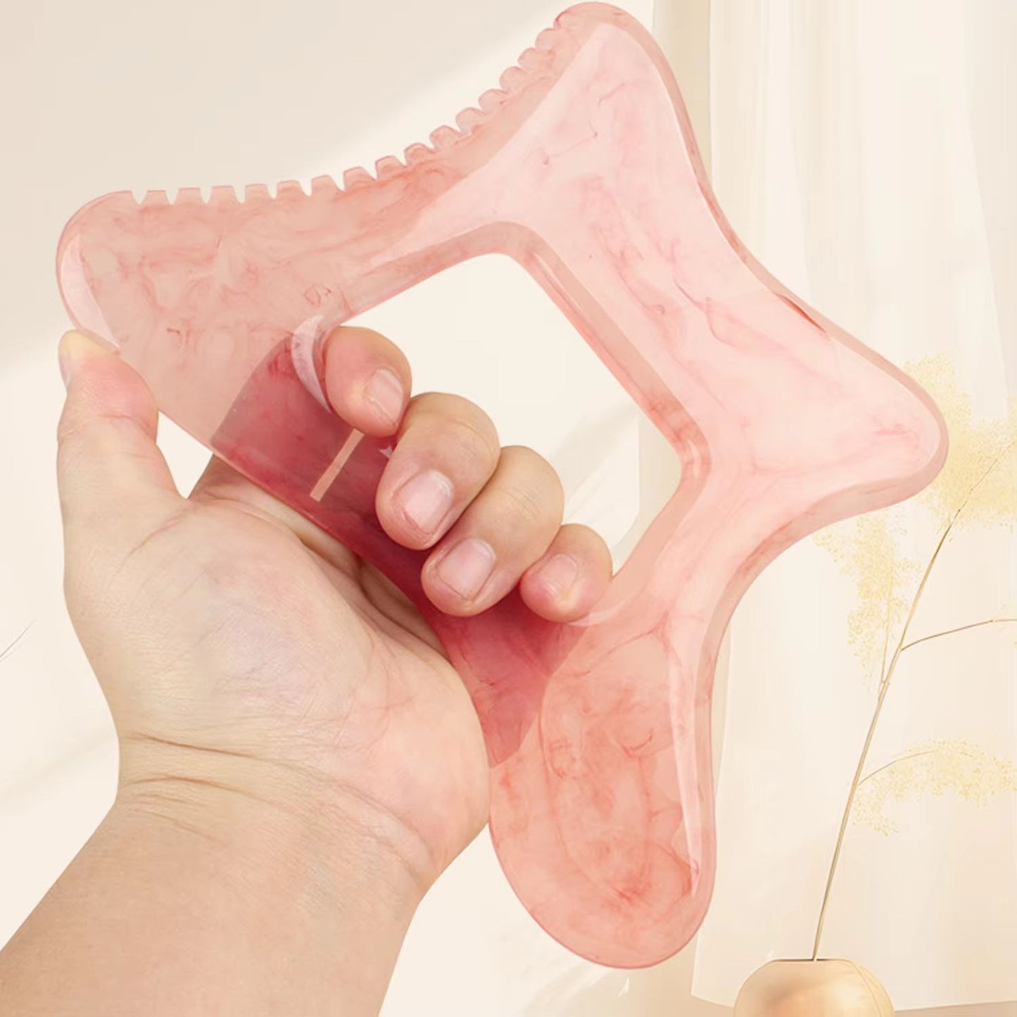 Resin Body Gua Sha Tool  Large Lymphatic Drainage  Cellulite Massage Scraper For Face Back  FullBod 7