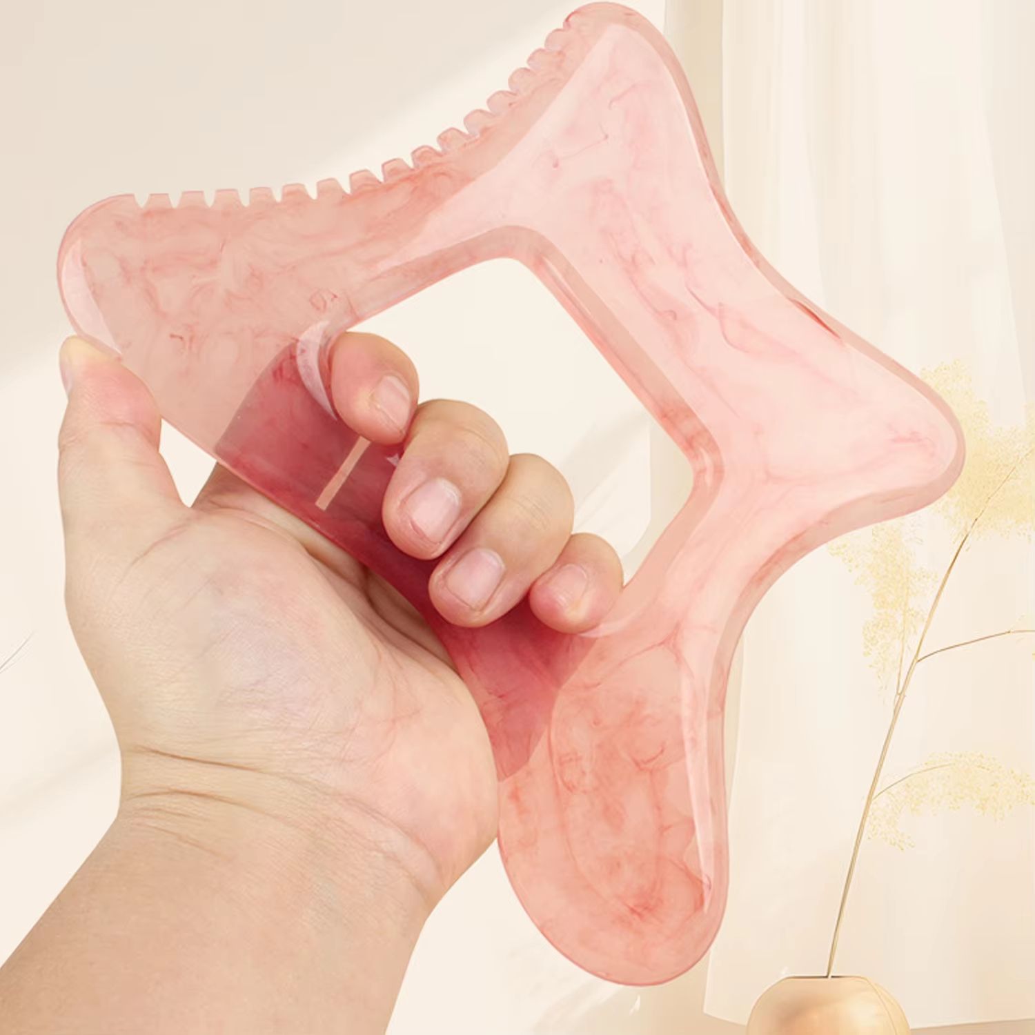 Resin Body Gua Sha Tool  Large Lymphatic Drainage  Cellulite Massage Scraper For Face Back  FullBod 7