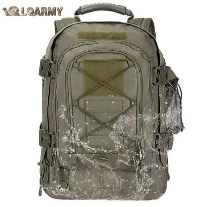 60L Tactical Backpack Expandable Military Hiking and Camping Rucksack