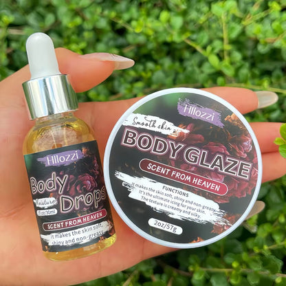 Strawberry Glow Body Glaze  Oil  Hydrating Body Lotion And Massage Oil For Silky Radiant Skin 12