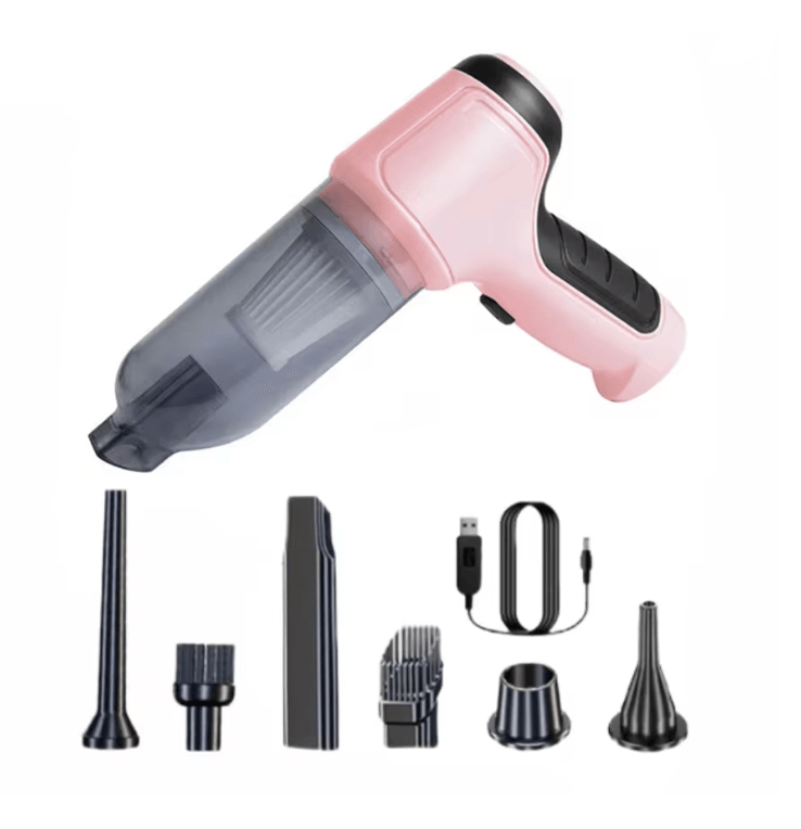 Wireless Car Vacuum Cleaner Portable Handheld Air Duster With Strong Suction 4