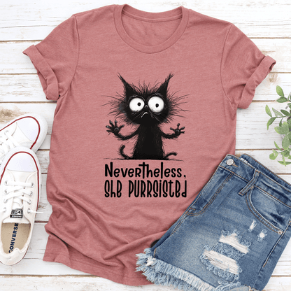 Nevertheless She Purrsisted Tee 1