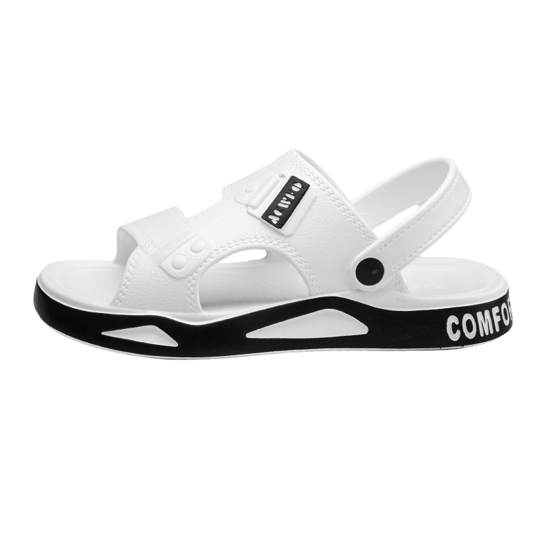 Summer Mens Slippers, EVA Light Sandals, Thick-soled Beach Shoes, Non-slip Adult Open-toe Sandals for Outdoor Wear