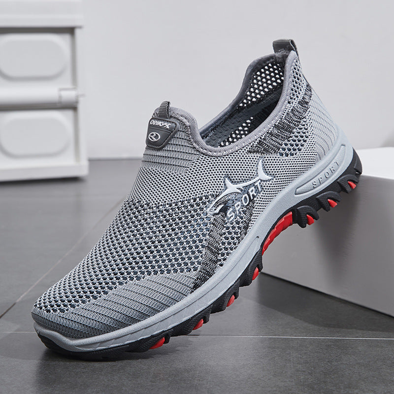 Lightweight Sneakers Men Summer Mesh Men Shoes Breathable Casual Walking Shoes Mens Hiking Shoes 8