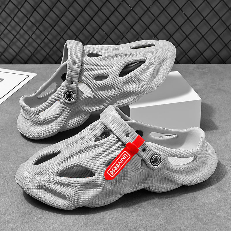 Summer Men Slippers, Comfortable Outdoor Platform Sandals, Beach Flip Flops Male, Indoor Home Slides, Bathroom