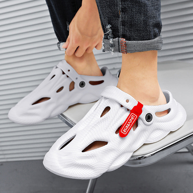 Summer Men Slippers, Comfortable Outdoor Platform Sandals, Beach Flip Flops Male, Indoor Home Slides, Bathroom