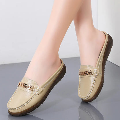 Luxury Summer Women Wedge Sandals New Women Slippers Platform Slippers AntiSlip Leather Casual Fema 1