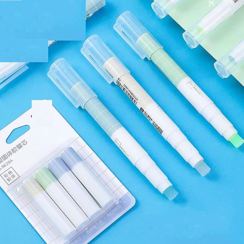 Refillable Strong Adhesive Solid Glue Stick Quick Drying Nontoxic Safe Washable For Office School S 4
