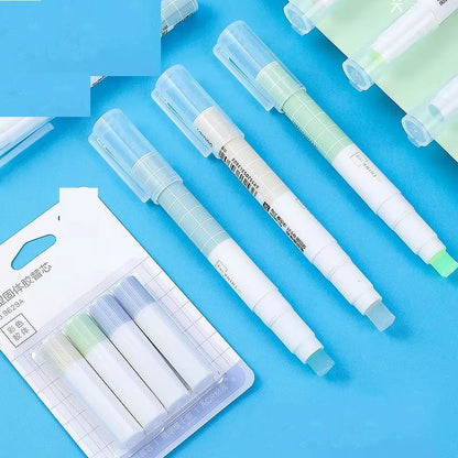 Refillable Strong Adhesive Solid Glue Stick Quick Drying Nontoxic Safe Washable For Office School S 4