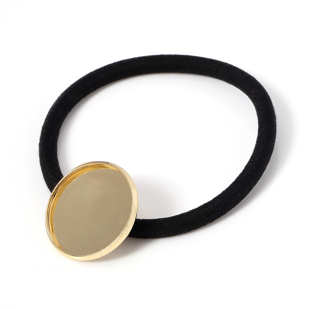 DIY Jewelry Making Bases,10pcs Multi Size Copper Cabochon Settings for Handmade Hair Accessories,Scrunchies and Headband