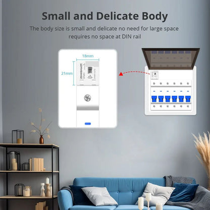 Smart Energy Meter Zigbee WiFi Mini Electric Monitor With Real Time Measurement 5