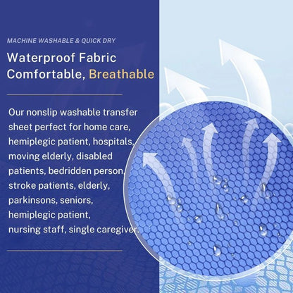 Positioning Bed Pad With Reinforced Handles For Elderly And Patient Care 3