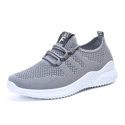 Summer Casual Flats Shoes For Women Breathable Mesh Lightweight Sneakers 9